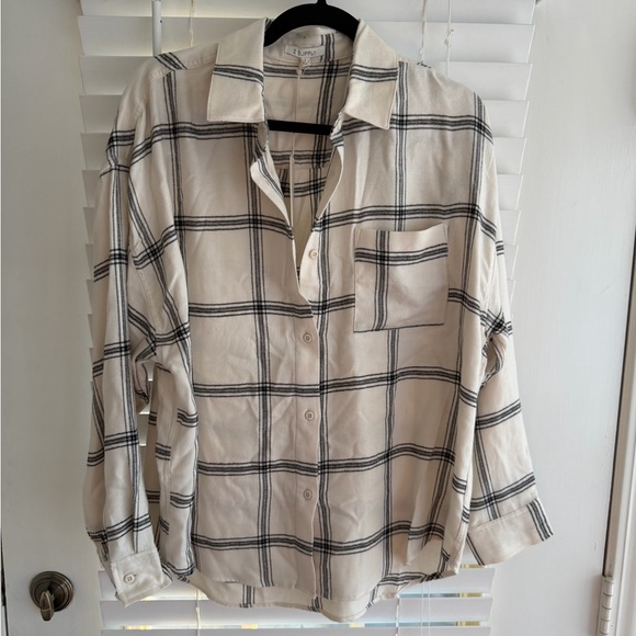 Z Supply River Plaid Button-Down Shirt - Picture 3 of 6